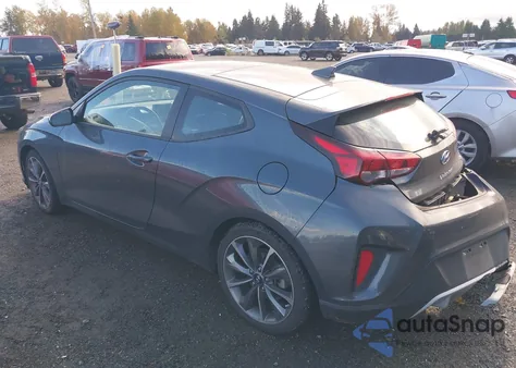 2020 Hyundai Veloster 2.0 Premium из США, поврежденный, VIN KMHTG6AF3LU031489
